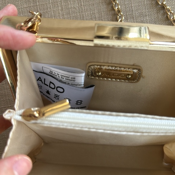 Aldo Gold Clutch - Picture 3 of 8